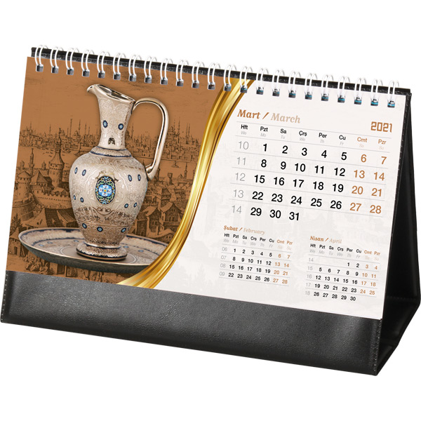 Ottoman Desk Calendar