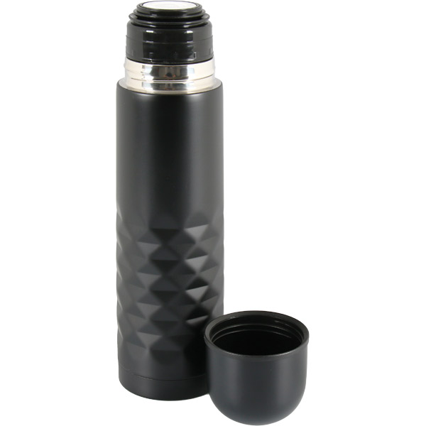 Thermos with glass