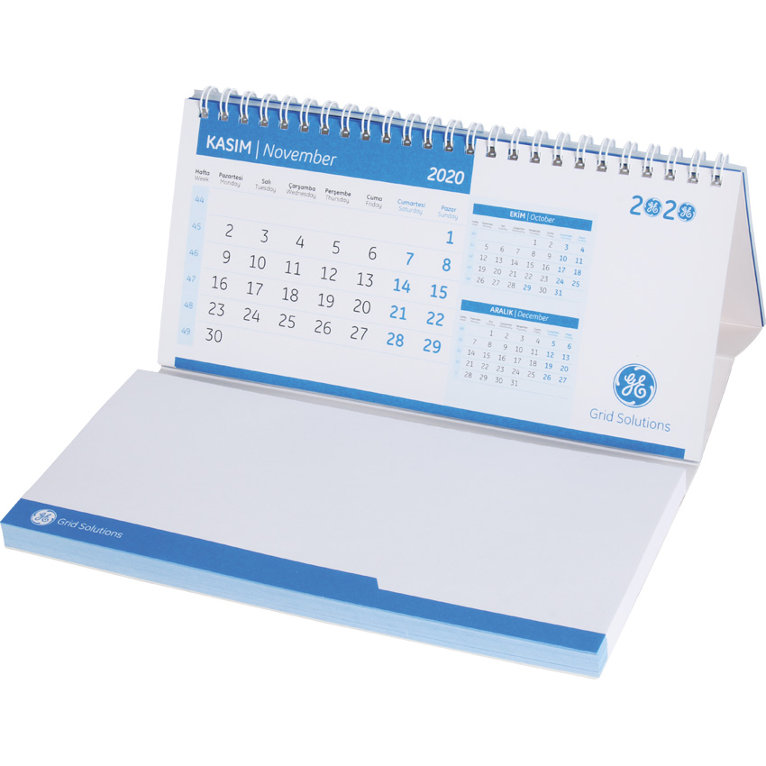Special Calendar with Notepad