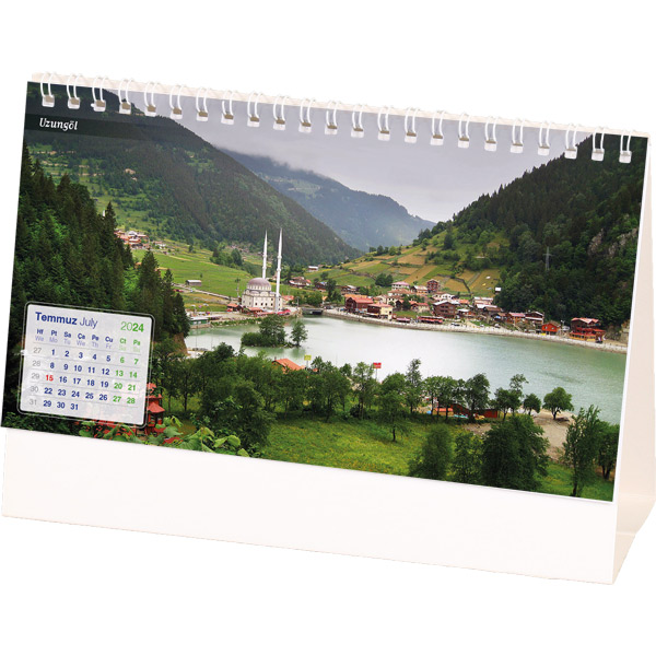 Landscape Desk Calendar