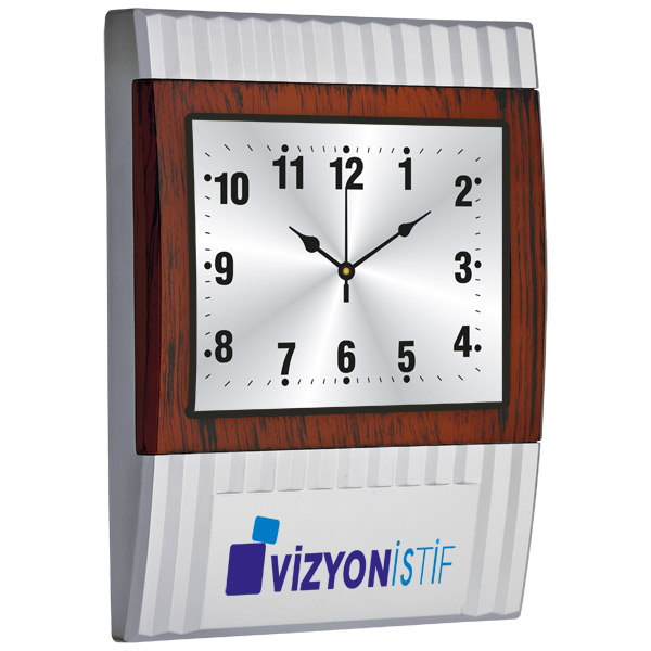 Metalized Wall Clock